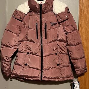 NEW Reebok Dusty Rose Winter Coat